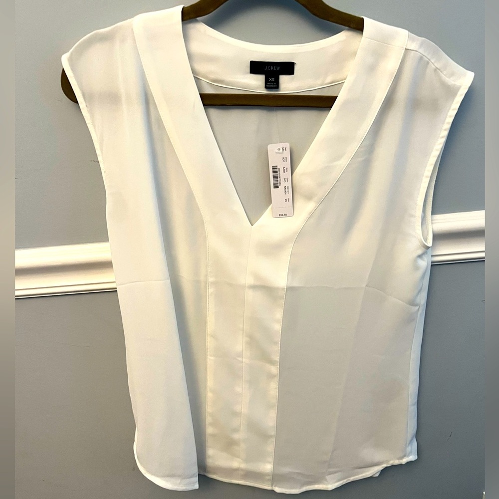 J.Crew NWT sheer blouse